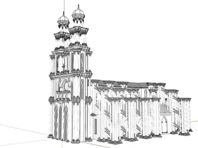 Architecture-Religion-God-Culture-Temple -0209 3D model