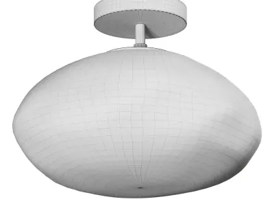 Deckenleuchte Amora aus Glas 3D model