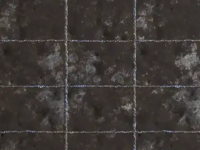 Rusty Industrial Metal Plate PBR Seamless Texture