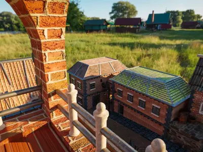 building pack Game-Ready Low-poly 3D model