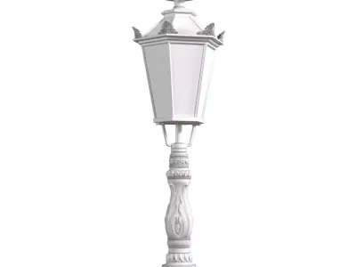 Classical Outdoor Garden Lamp Lantern 3D model