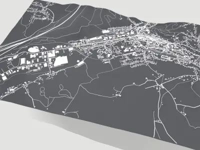 Cityscape Malmedy Belgium  3D model