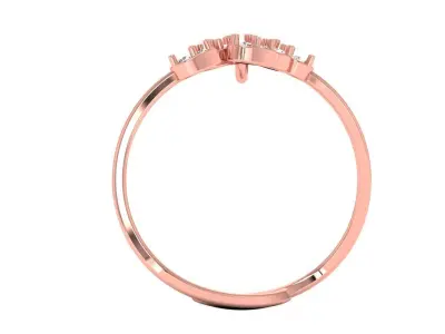Solitaire Wedding Engagement Women Light Weight Rings 3D print model buy