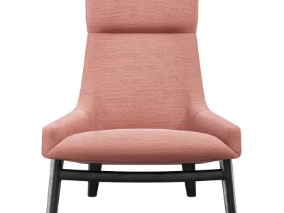 wendelbo armchair Low-poly 3D model