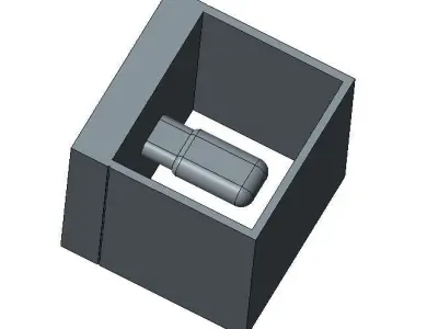 Cube Wall Lamp 3D print model