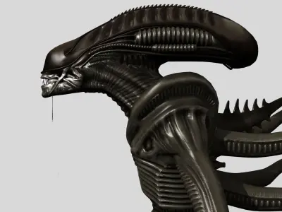  Xenomorph Alien Warrior 3D model