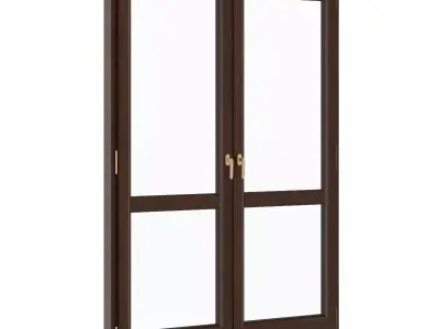 Wooden Window 1730mm x 2300mm 3D model