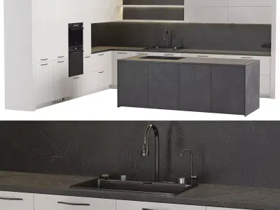 Kitchen 36 3D model purchase
