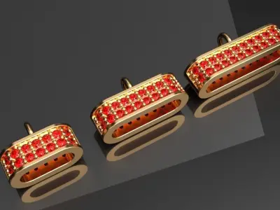 Parrot Lock Bracket Lobster clasps 3D print model