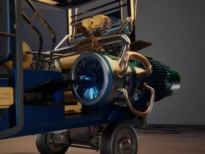 JET E-RIKSHAW 3D model