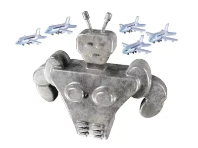 Mighty Iron Robot 3D model