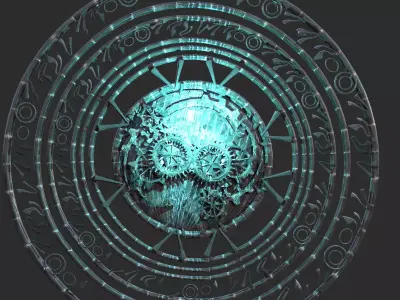 Dragon Steampunk crest 1  3D model