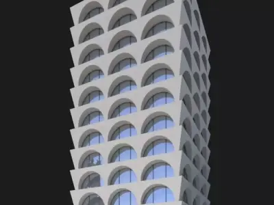 Public Building 3D model purchase