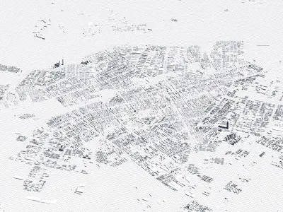 Harbin China City Landscape 3D Model 3D model