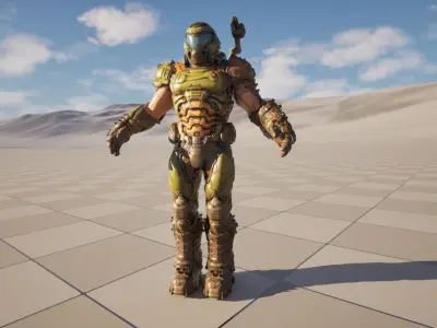 DoomSlayer 3D model