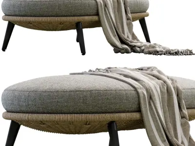 Bench Lido  3D model