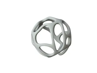 SciFi Cube Object No 19318 Low Poly Shape Texture