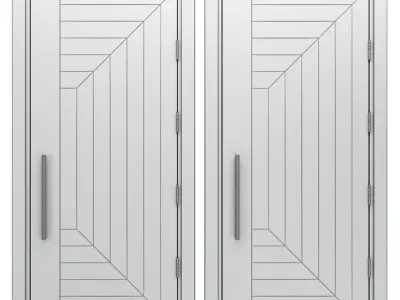 CROSSROADS DOOR Low-poly 3D model