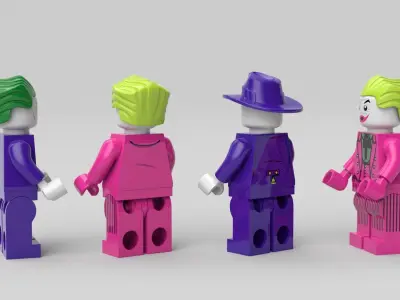 Lego Joker 3D model