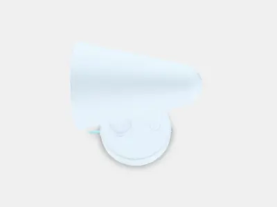 FUBBLA LED wall lamp Low-poly 3D model