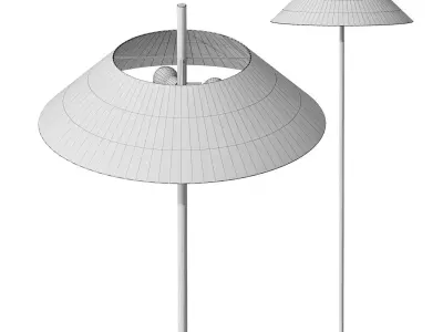 Dawson Metal Floor Lamp 3D model