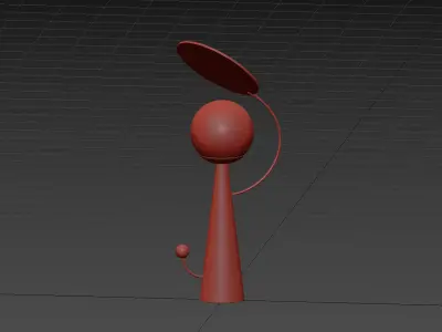 Blue Lamp by Thomas Dariel 3D model