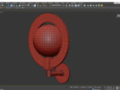 Hudson Valley Caswell Wall Sconce Low-poly 3D model