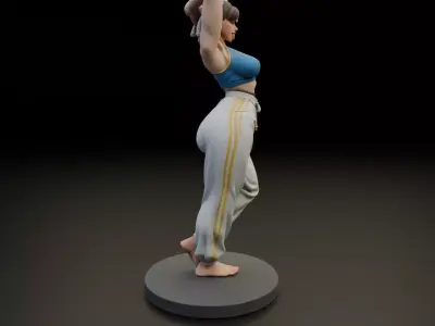Chun-Li - Street Fighter 3D print model