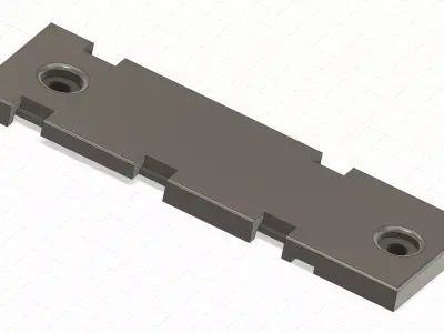 Universal RV Camper Screen Door Handle Latch E285 E287 Free 3D print model