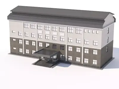 Public building 3D model