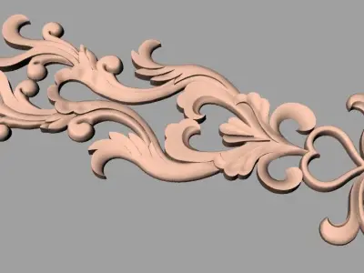 CNC 3D relief models STL format file used for artcam aspire E368 3D model