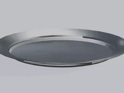 Silver Plate Free 3D model