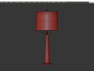 Chelsea House Bubble Glass Column Table Lamp Low-poly 3D model