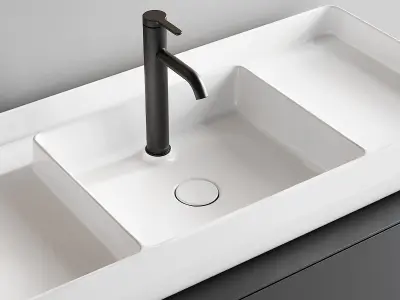 Duravit Bento Stark Vanity Unit Set 1 3D model