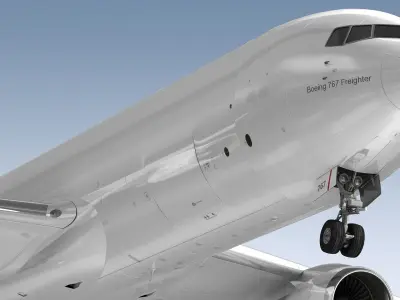  Boeing 767-300F Generic White 