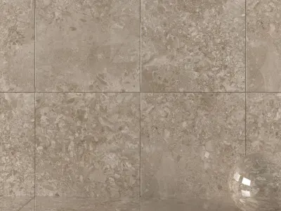 Wall Tiles Museum Solto 4D Taupe 120x120 Texture