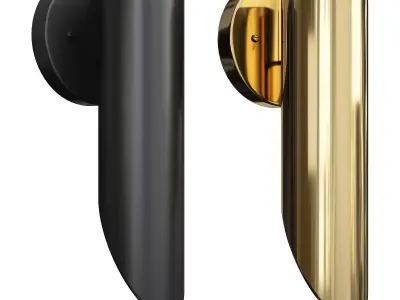 EVERETT NARROW LED WALL SCONCE Low-poly 3D model