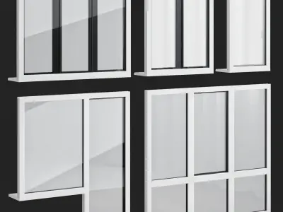 Windows Set 3D Model Pack