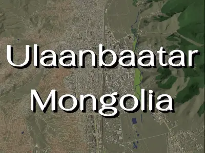 Ulaanbaatar Mongolia - city and urban 3D model