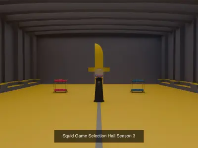 Squid Game All Maps 3D Model Pack