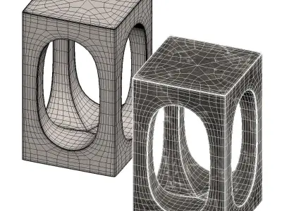 Carlo side tables by Matthew Hilton 3D model