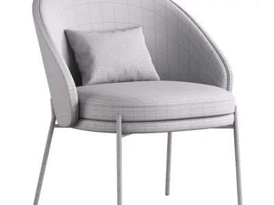 Kave Home Eamy Armchair 3D model