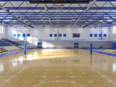  Basketball and Gymnastic Gym 