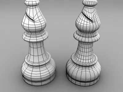 Board game collection 3D model