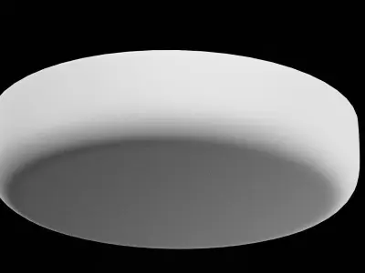Eating Plate Low-poly 3D model