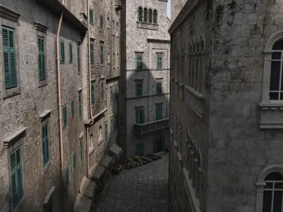 Old Town 05 3D model