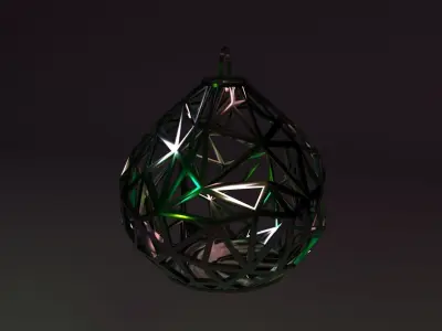 christmas ball 3D print model