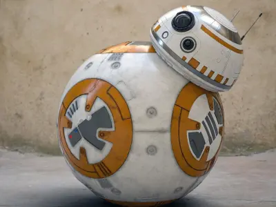 Star Wars BB-8 3D Print Ready Model Kit 3D print model