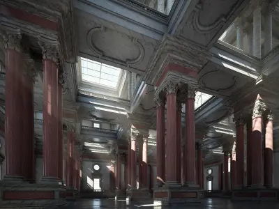Corinthian Hall 3D model