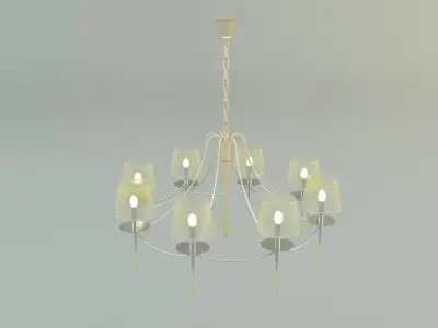 chandelier lighting 52 3d model 3D model